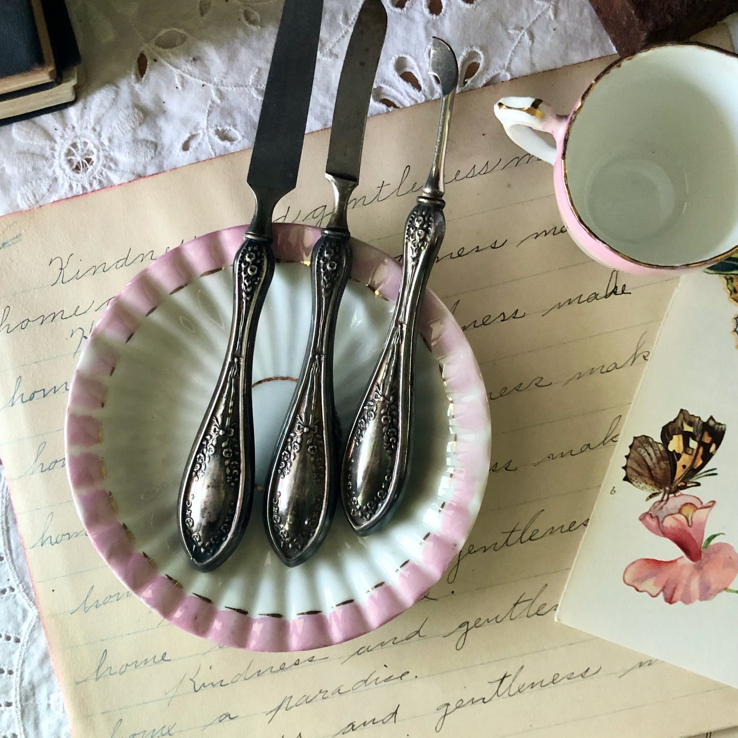 Victorian 3-Piece Sterling Silver Manicure Set (c.1900s)