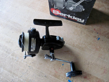 Vintage Berkely Fishing Reel with Original Box and Instructions (c.1960s)