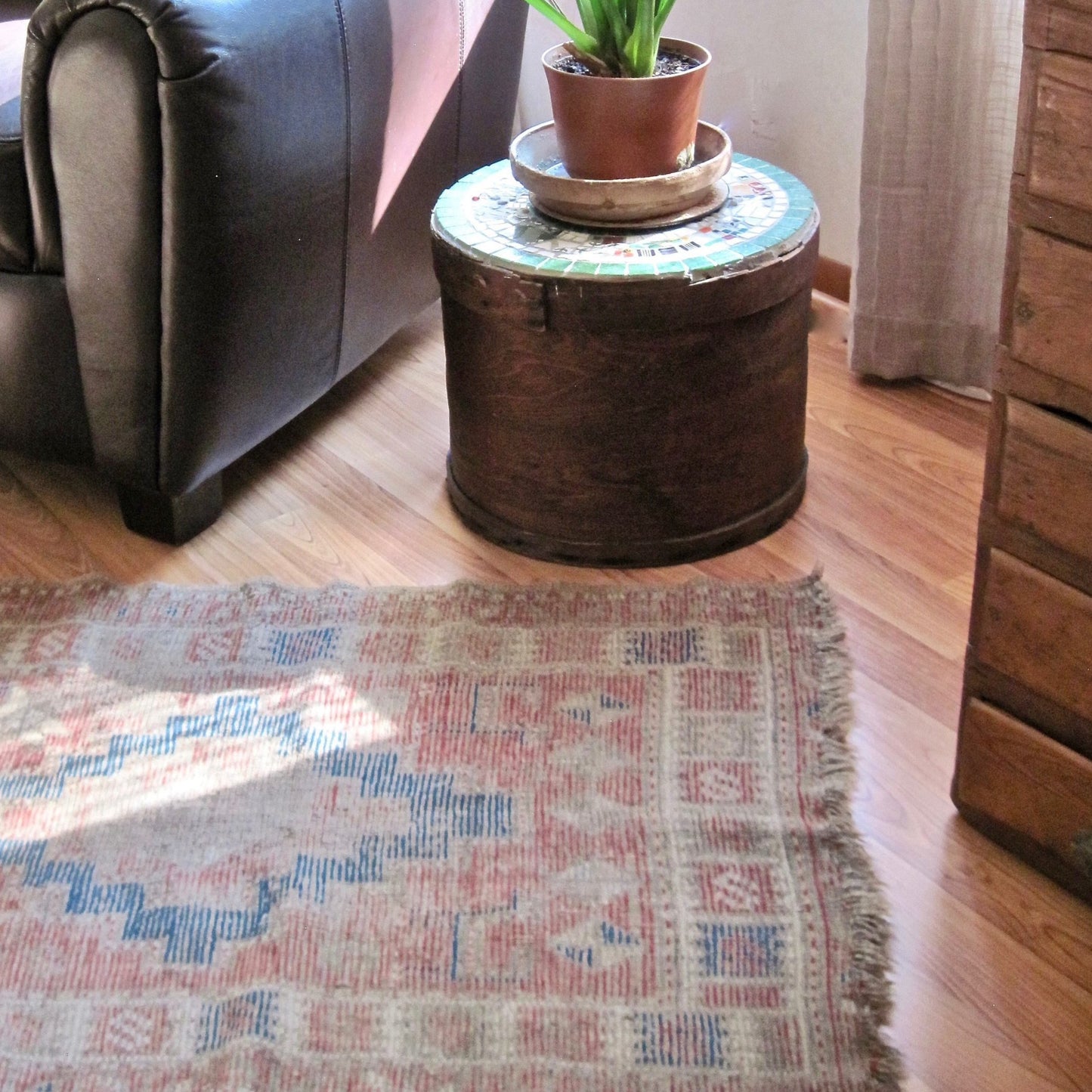 Antique Wool Tribal Rug (c.1800s)