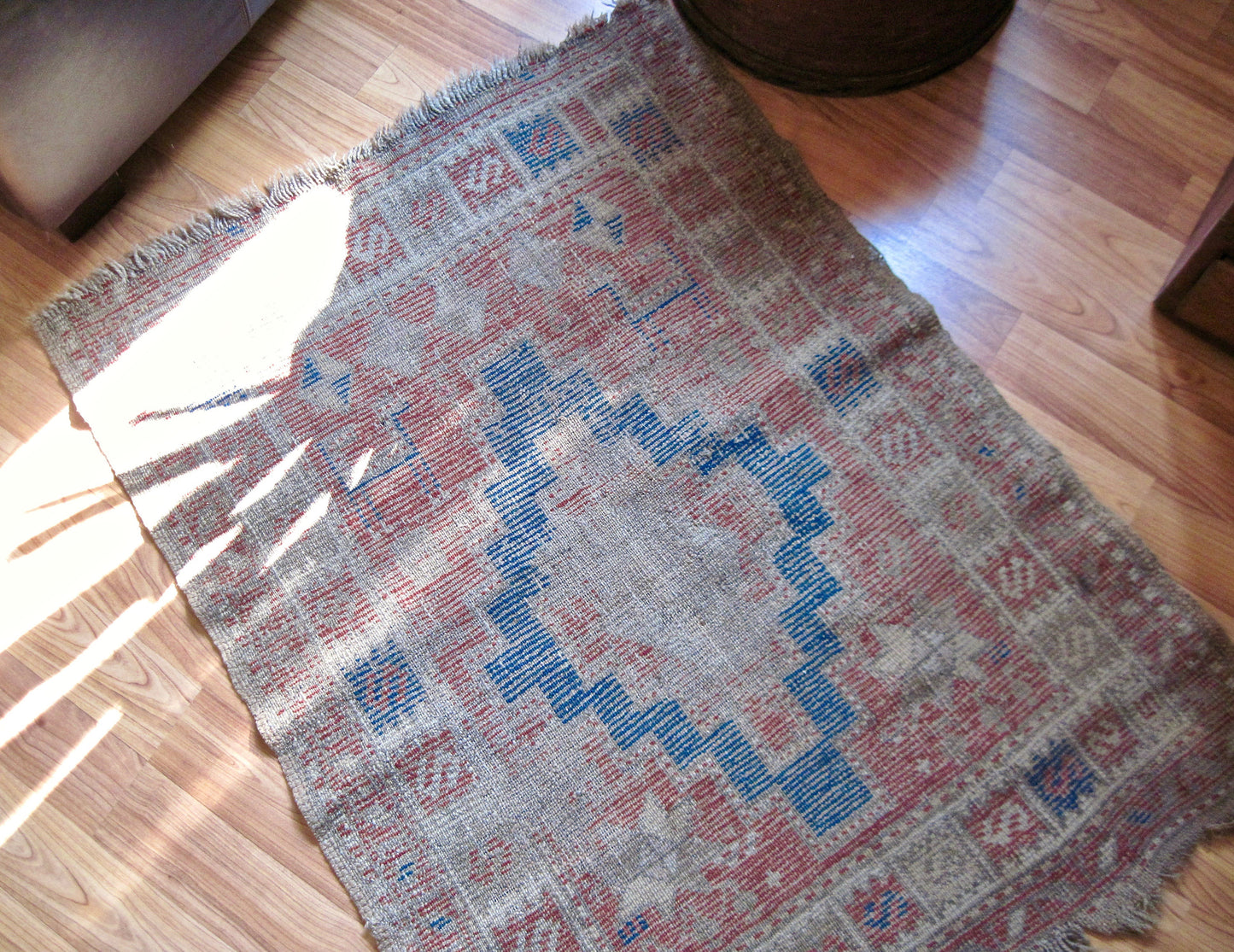 Antique Wool Tribal Rug (c.1800s)