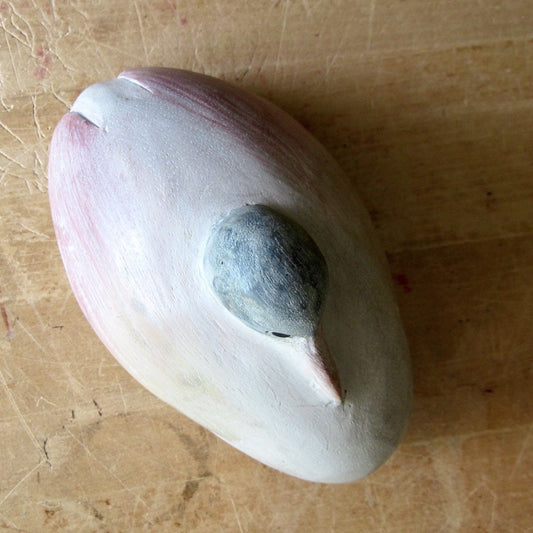 Rustic Carved Wooden Duck (c.1980s)