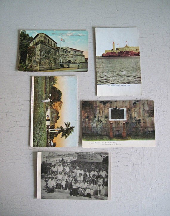 Vintage Postcards from Cuba (ca.1900s)