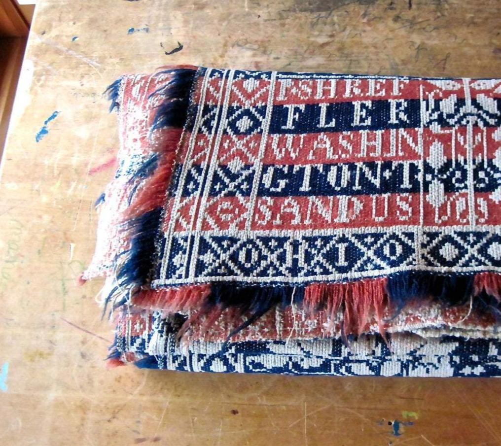 Antique Ohio Wool Coverlet (c.1800s)
