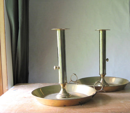 Large Church Alter Brass Candle Holders