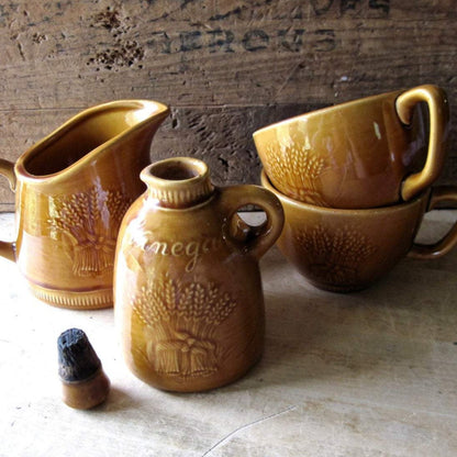 Vintage Franciscan Wheat Pottery (c.1950s)