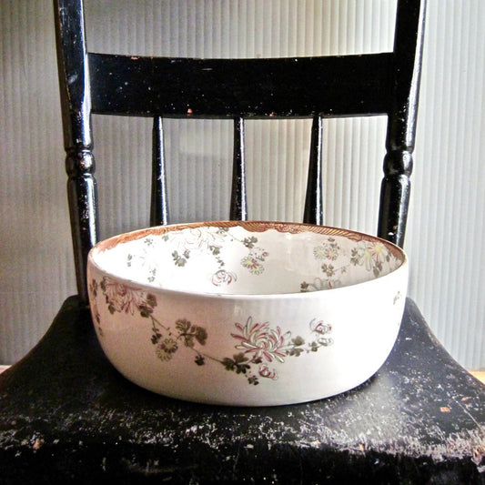 Asian Chinoiserie Butterfly Bowl