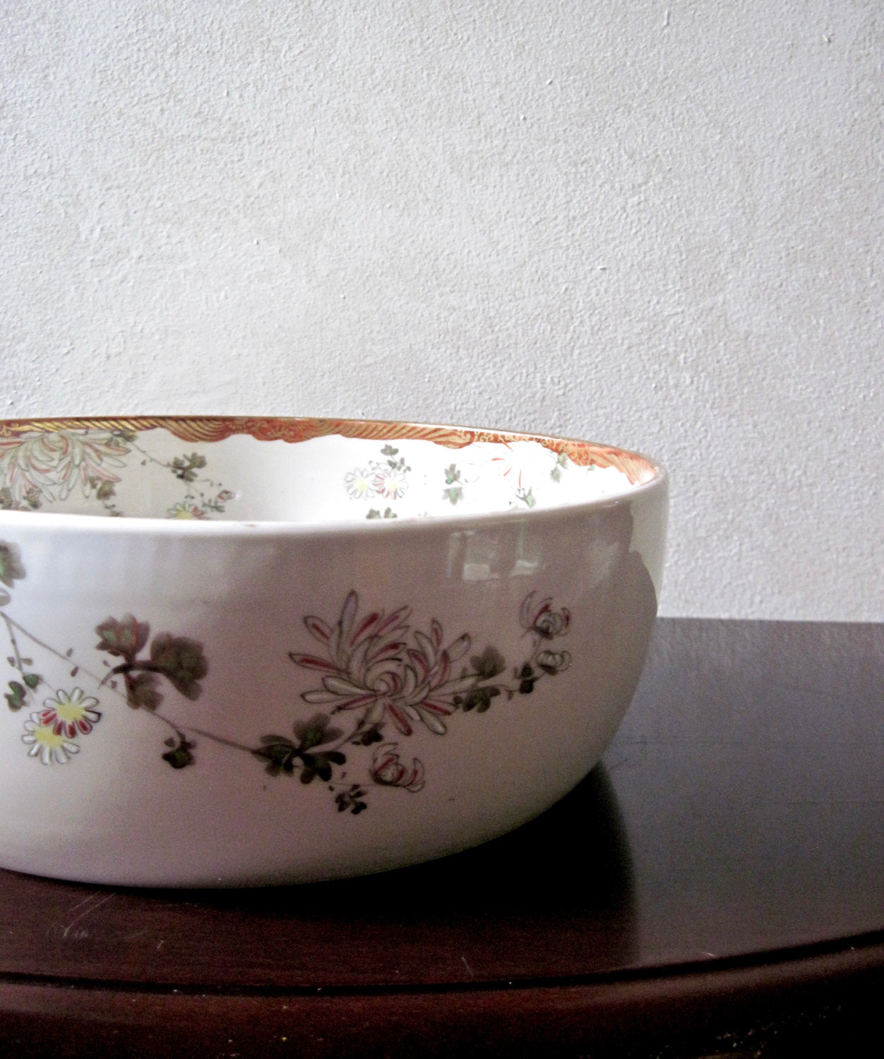 Asian Chinoiserie Butterfly Bowl