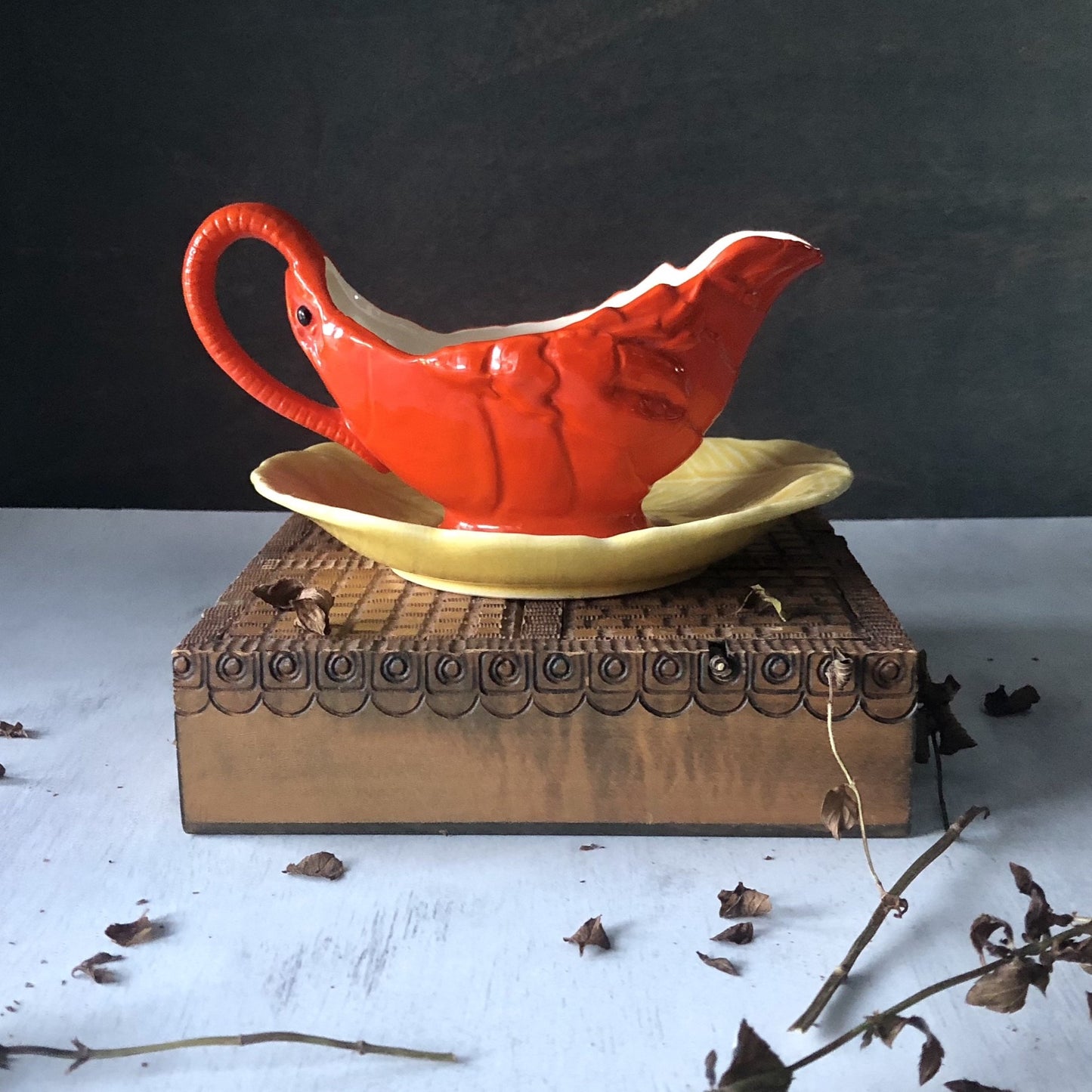 Maruhon Ware Crawfish Creamer Set (c.1940s)