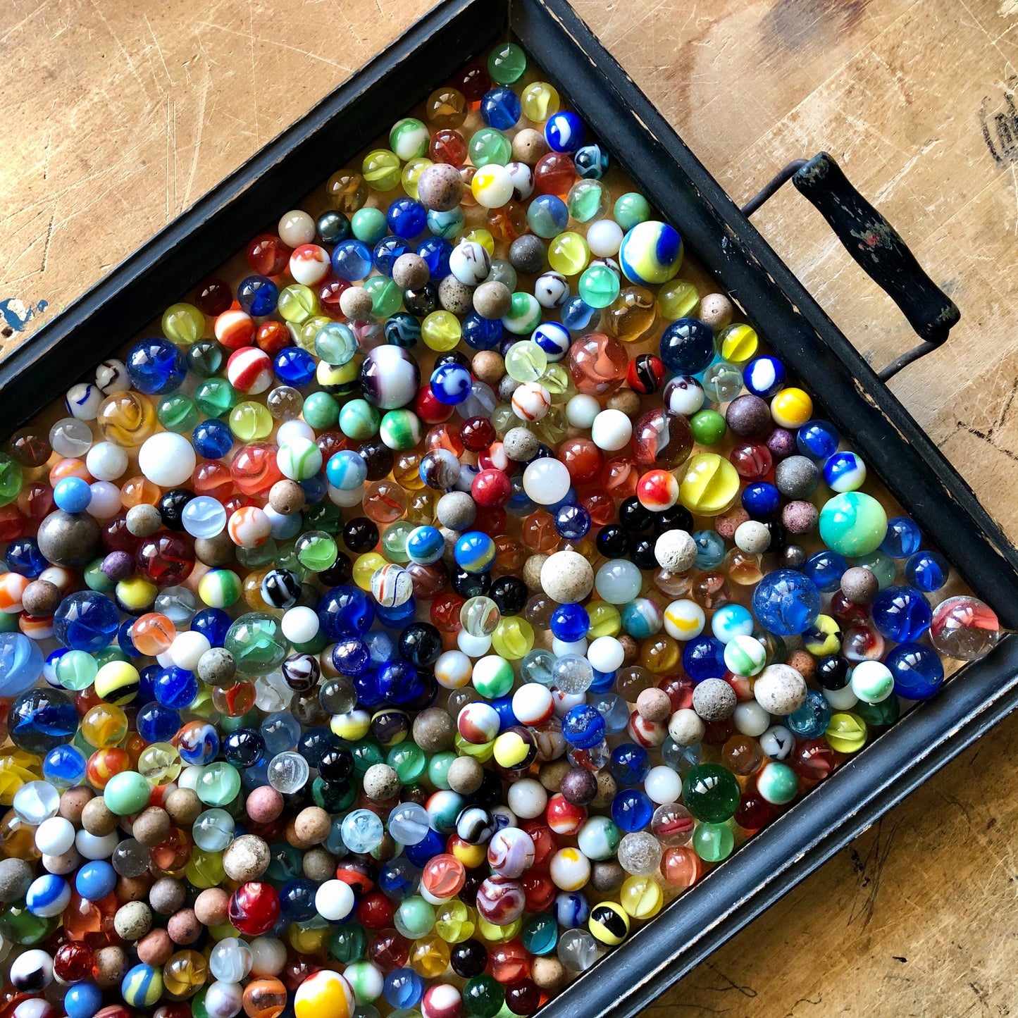 Set of 100 Vintage and Antique Marbles