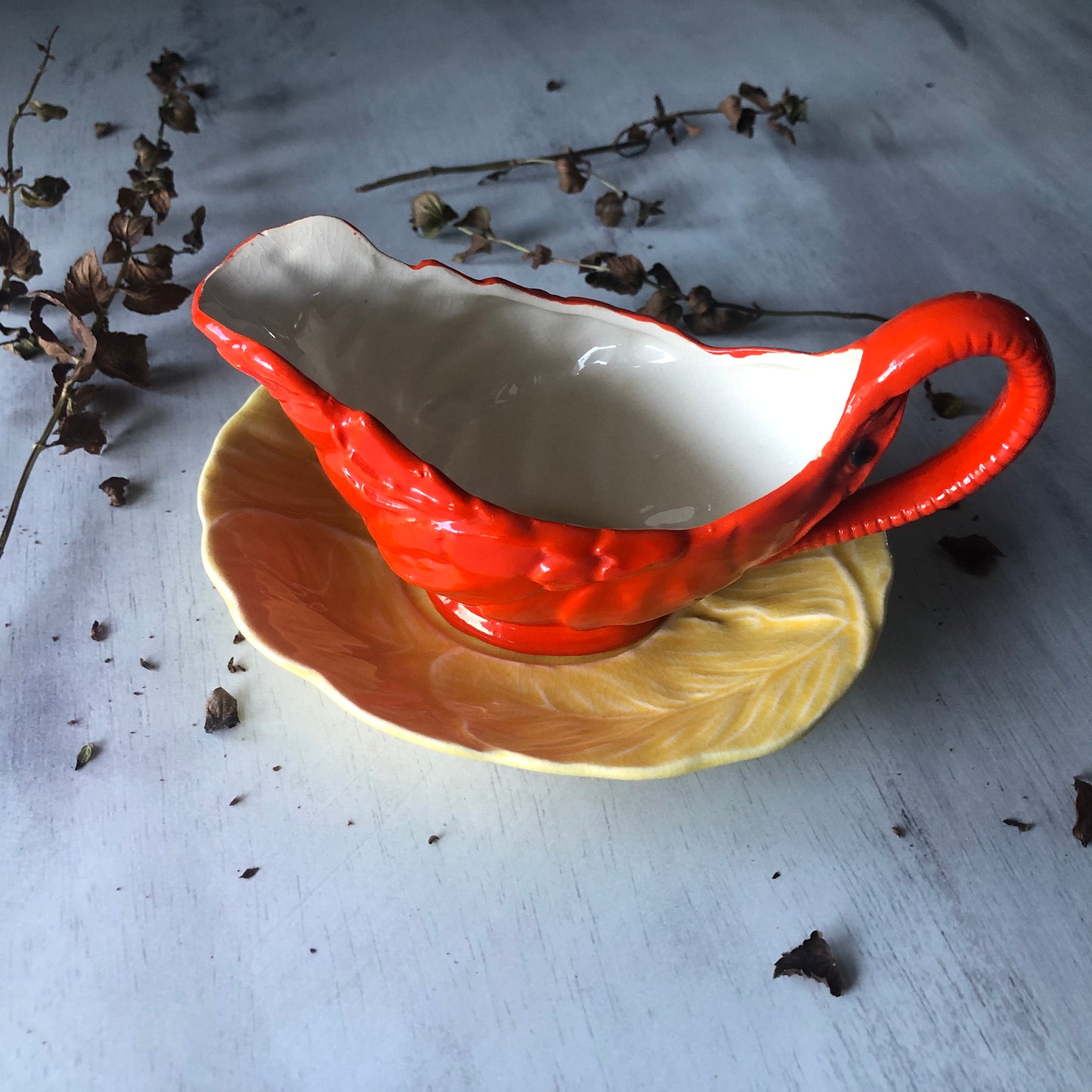 Maruhon Ware Crawfish Creamer Set (c.1940s)